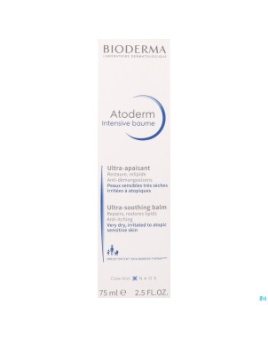 Bioderma atoderm intensive baume tube 75ml