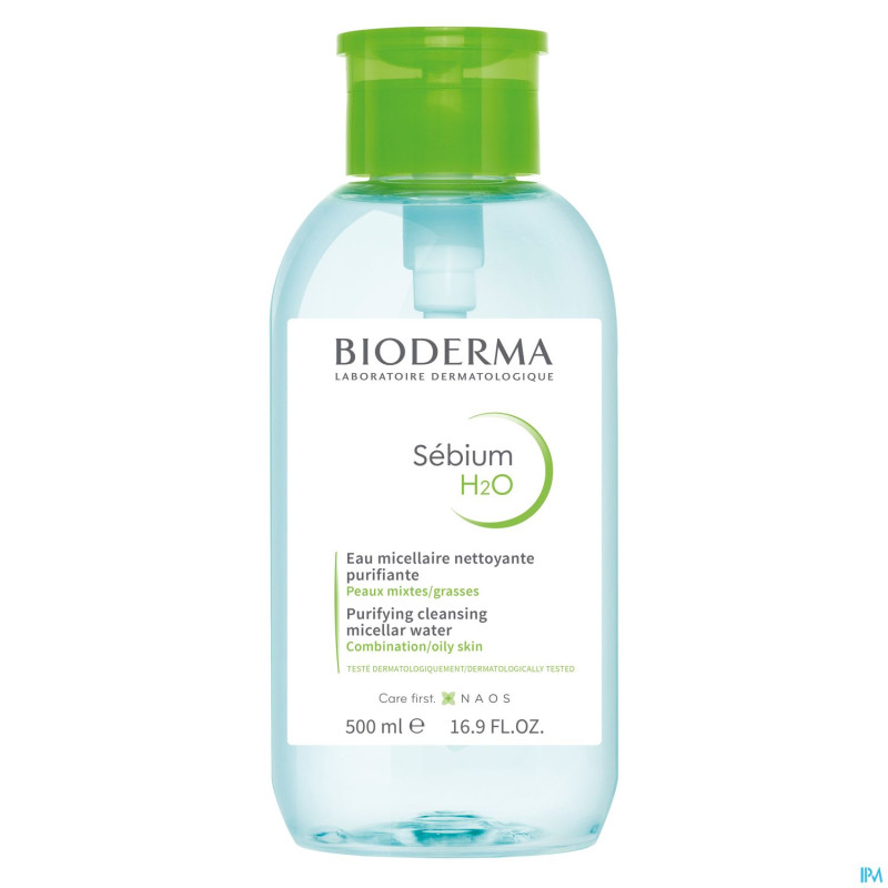 Bioderma sebium h2o solution micel.pompe inv.500ml