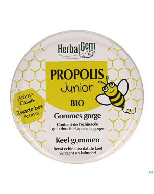 Herbalgem propolis junior    bio gommes 45g