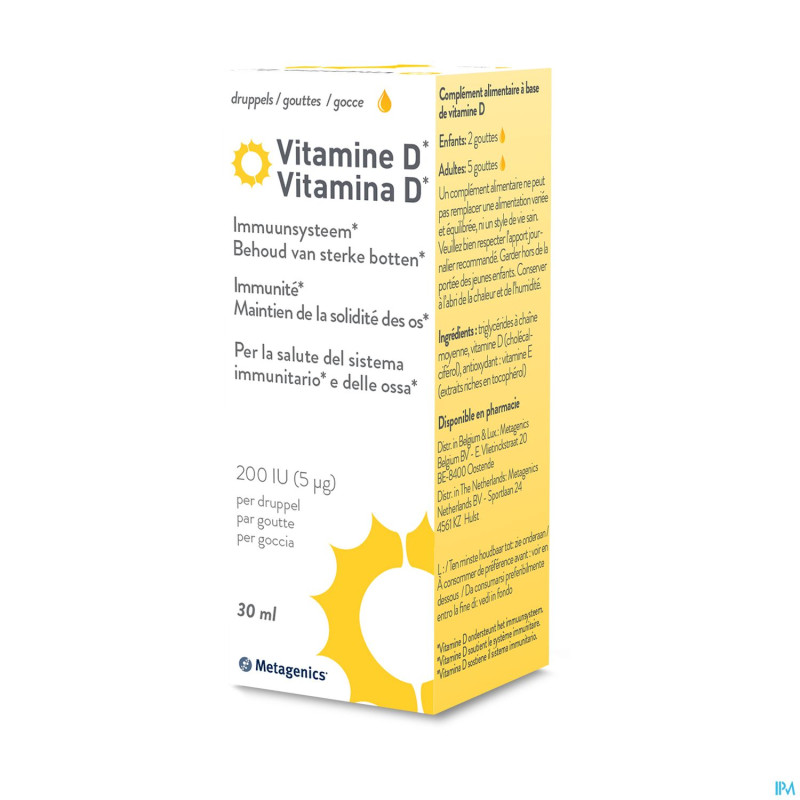 Vitamine d3 liquid 30ml    25777