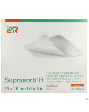 Suprasorb h hydrocol. standard   15x15cm  5 108831