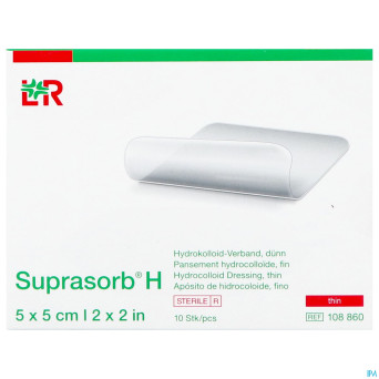 Suprasorb h hydrocol. fin    5x 5cm 10 108860
