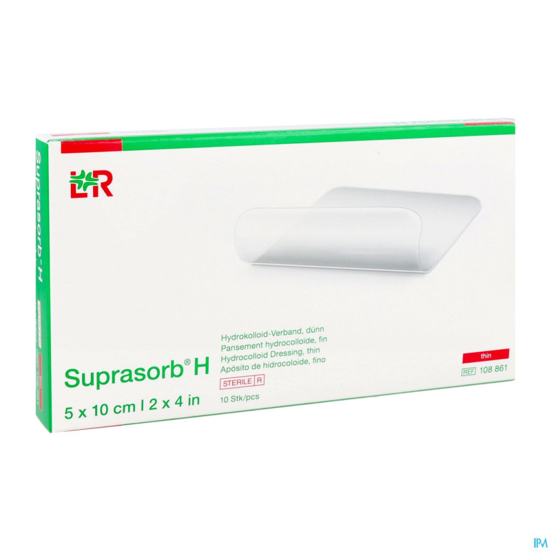 Suprasorb h hydrocol. fin    5x10cm 10 108861