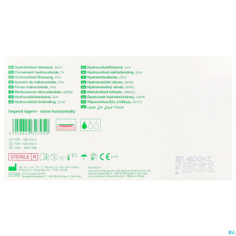 Suprasorb h hydrocol. fin    5x10cm 10 108861