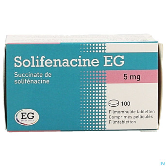 Solifenacine eg  5mg comp pell 100 pvc/alu