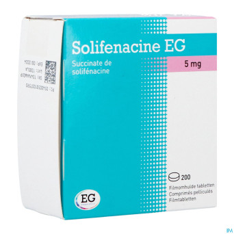 Solifenacine eg  5mg comp pell 200 pvc/alu