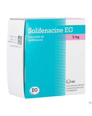 Solifenacine eg  5mg comp pell 200 pvc/alu