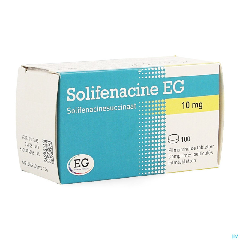Solifenacine eg 10mg comp pell 100 pvc/alu