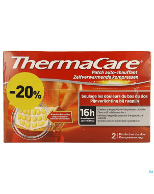 Thermacare cp chauffante dos 4x2    promo -20%