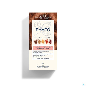Phytocolor 7.43 blond fonce cuivre dore