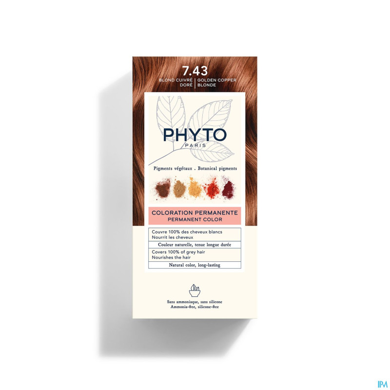 Phytocolor 7.43 blond fonce cuivre dore