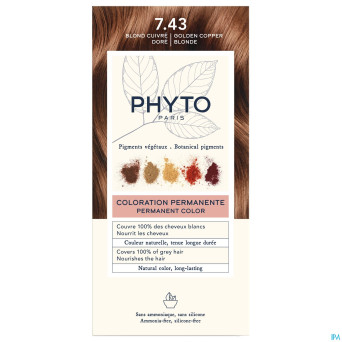 Phytocolor 7.43 blond fonce cuivre dore