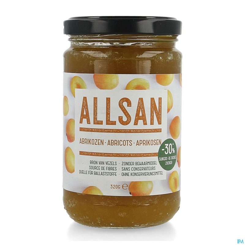 Allsan pate tartiner abricots    320g revogan