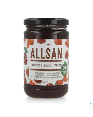 Allsan pate tartiner 4 fruits    320g revogan