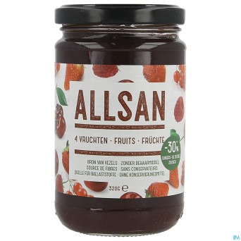 Allsan pate tartiner 4 fruits    320g revogan