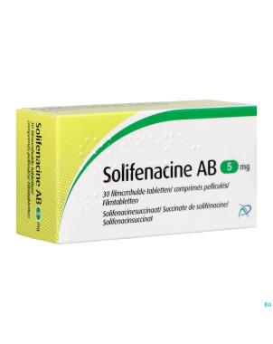 Solifenacine ab  5mg comp pell  30