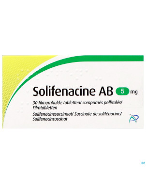 Solifenacine ab  5mg comp pell  30