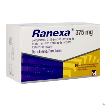 Ranexa 375mg lib.prolongee comp  60