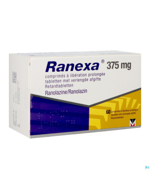Ranexa 375mg lib.prolongee comp  60