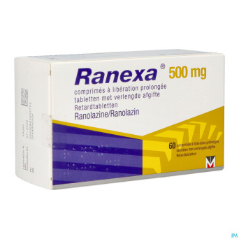Ranexa 500mg lib.prolongee comp  60