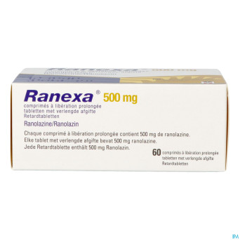 Ranexa 500mg lib.prolongee comp  60