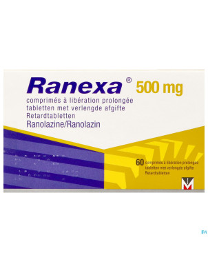 Ranexa 500mg lib.prolongee comp  60