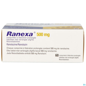 Ranexa 500mg lib.prolongee comp  60