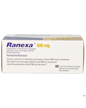 Ranexa 500mg lib.prolongee comp  60