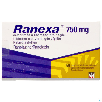 Ranexa 750mg lib.prolongee comp  60