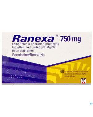 Ranexa 750mg lib.prolongee comp  60