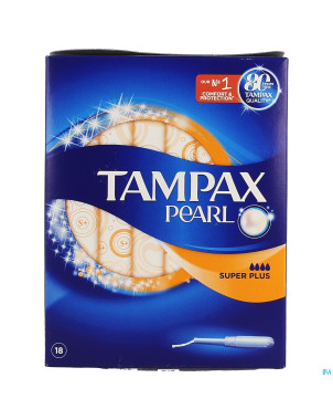 Tampax pearl super plus    18