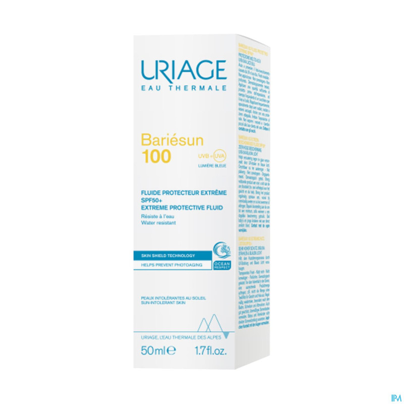 Uriage bariesun fluide 100 protect.ext. ip50+ 50ml