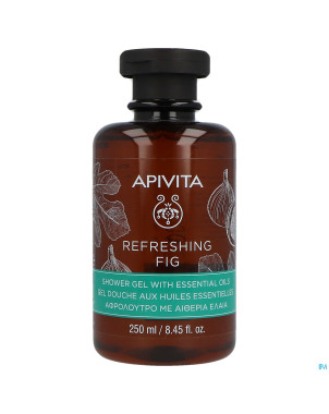 Apivita refreshing fig shower gel ess. oils  250ml