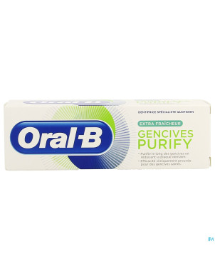 Oral-b dentifrice purify extra fraicheur    75ml