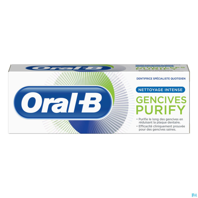 Oral-b dentifrice purify nettoyage intense    50ml