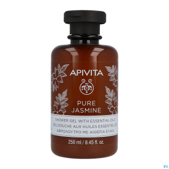 Apivita pure jasmine shower gel ess oils    250ml