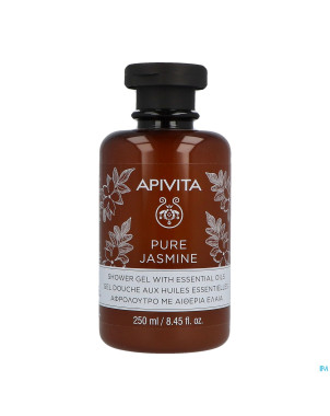 Apivita pure jasmine shower gel ess oils    250ml