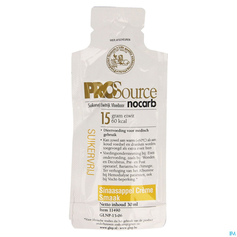 Prosource nocarb cr orange 15g prot. sach. 30ml