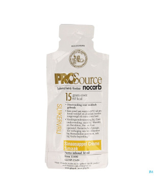 Prosource nocarb cr orange 15g prot. sach. 30ml