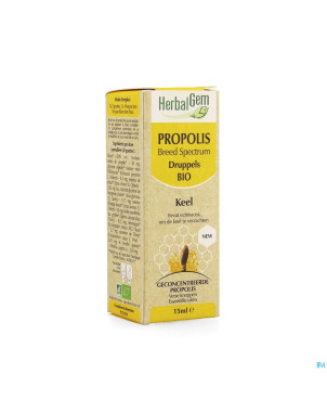 Herbalgem propolis large spectrum bio fl gutt 15ml