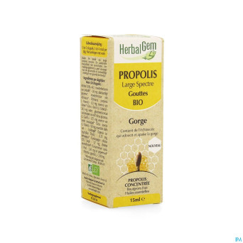 Herbalgem propolis large spectrum bio fl gutt 15ml