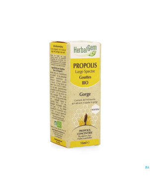 Herbalgem propolis large spectrum bio fl gutt 15ml