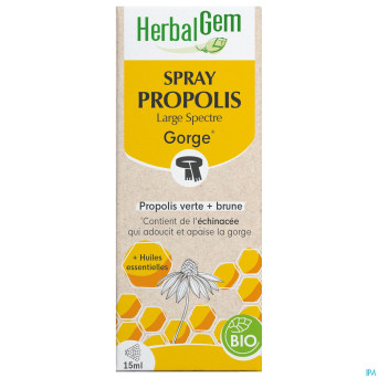 Herbalgem propolis large spectrum bio fl gutt 15ml