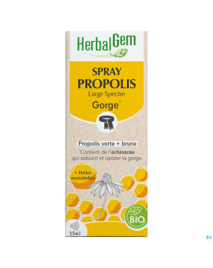 Herbalgem propolis large spectrum bio fl gutt 15ml