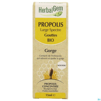 Herbalgem propolis large spectrum bio fl gutt 15ml