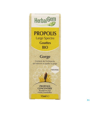 Herbalgem propolis large spectrum bio fl gutt 15ml