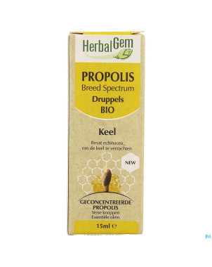 Herbalgem propolis large spectrum bio fl gutt 15ml