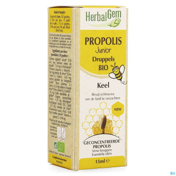 Herbalgem propolis junior bio    fl gutt 15ml