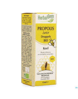 Herbalgem propolis junior bio    fl gutt 15ml