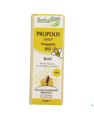 Herbalgem propolis junior bio    fl gutt 15ml